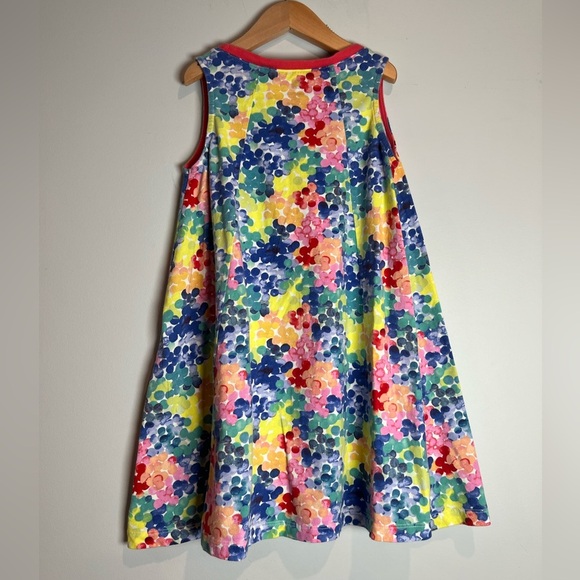 Tea Collection Colourful AOP Sleeveless Dress Girls Size 6 - Picture 2 of 4